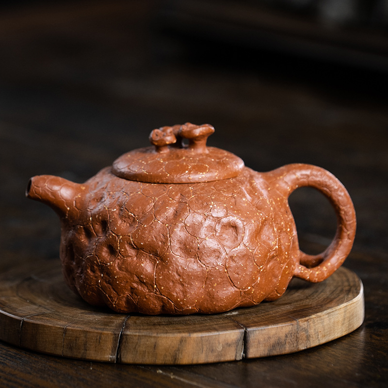 紫砂壶宜兴原矿降坡泥全灵芝供春茶壶茶具家用小品泡茶壶厂家批发