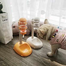 宠博士杆式宠物饮水器可升降 猫/狗喂食器狗狗坐式饮水器