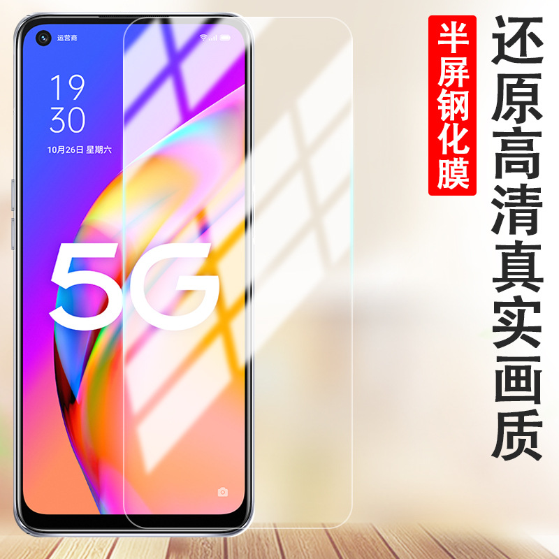 适用于vivox60/y70s钢化玻璃保护膜s9/s10/iqooneo3半屏玻璃膜发