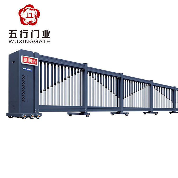 插单2021秋欧式别墅庭院大门小区院子电动平移平开门定制批发投标