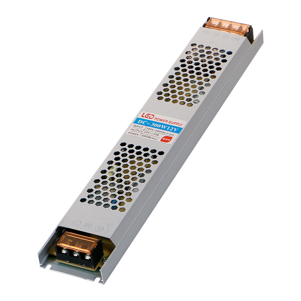 超薄长条led灯箱电源24v低压12v线形灯带变压器220转直流开关电源