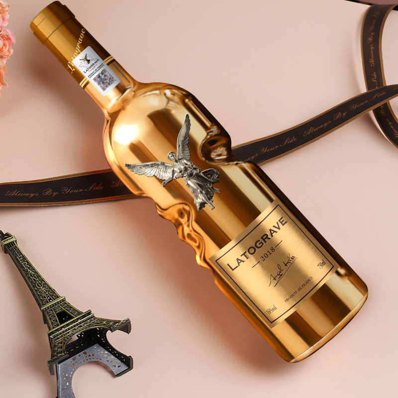 法国原酒进口红酒16度图格拉芙天使之吻干红葡萄酒水一件代发