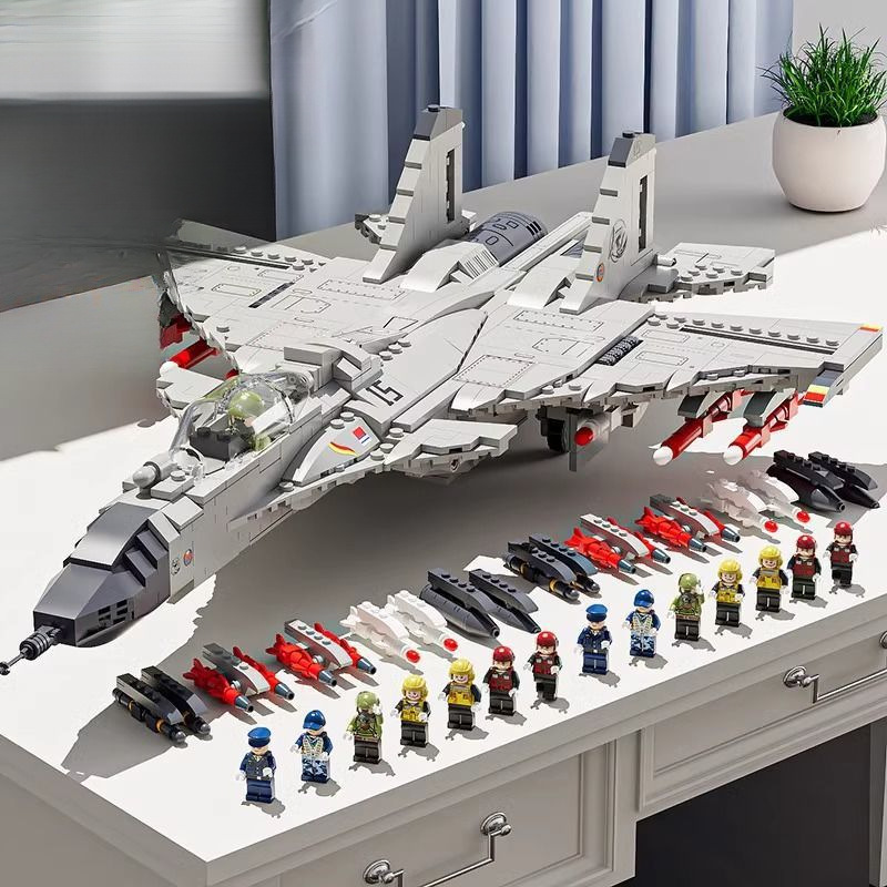 兼容乐高积木玩具男女孩子益智力拼装歼20飞机战斗机2024新款礼物