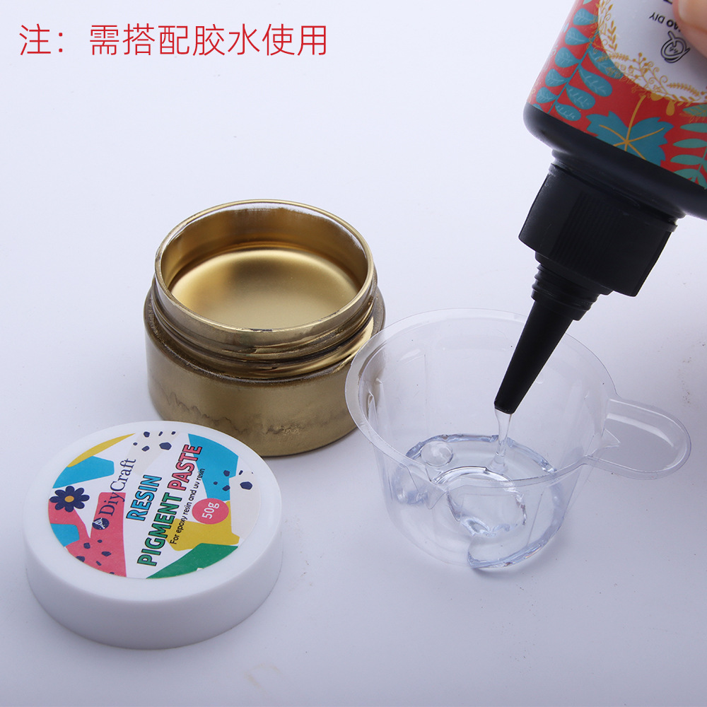 Hot Sale 45 Colors High Concentration Oily Color Paste Color Paste Suitable for Epoxy Resin Uv Epoxy Diy Handmade 50G Pack