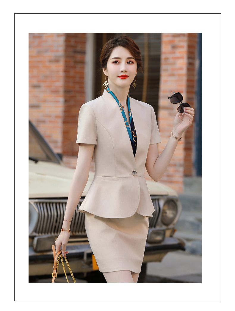 酒店大堂经理工作服女高端商务职业气质正装ol通勤显瘦西装套装裙