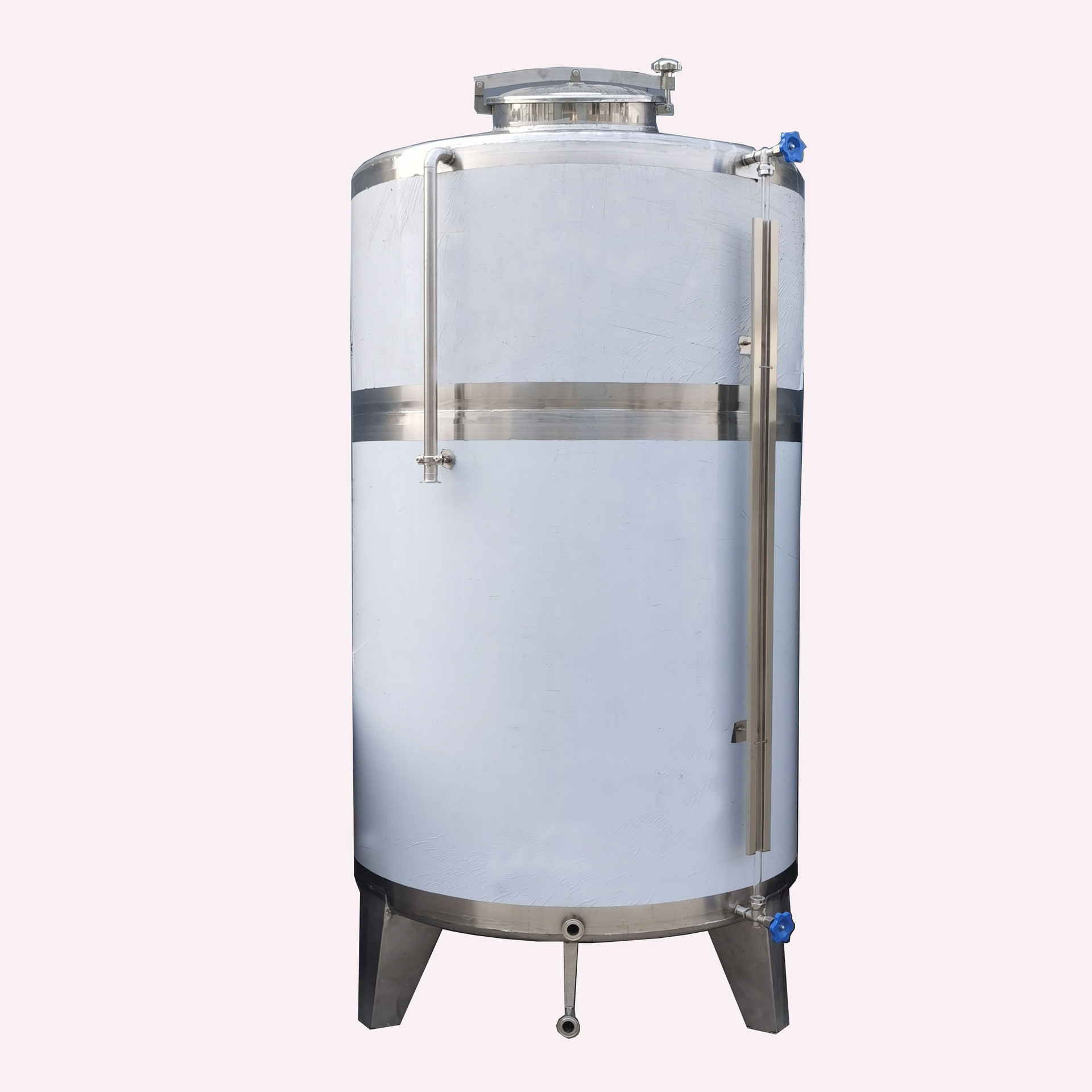 河南定制3吨不锈钢酒容器 酿酒设备生产厂家立式不锈钢酒罐酒容器