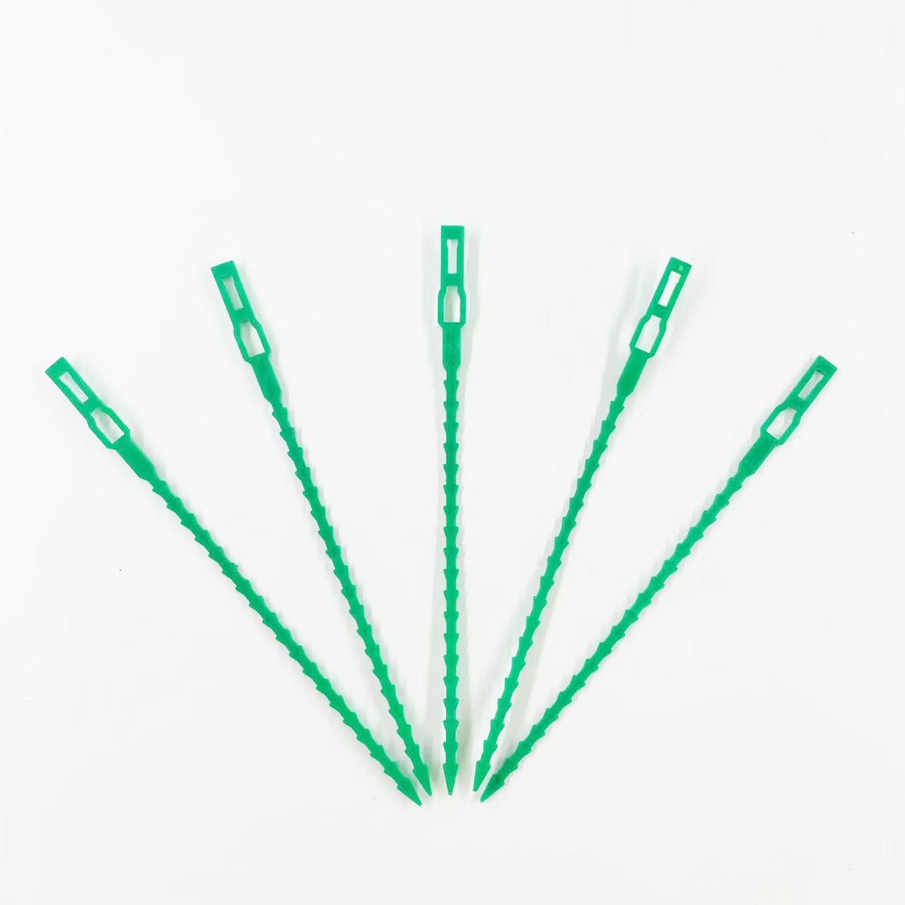 批发17cm鱼骨扎线 园艺园林扎带 植物固定线 塑料绑扎带捆扎线