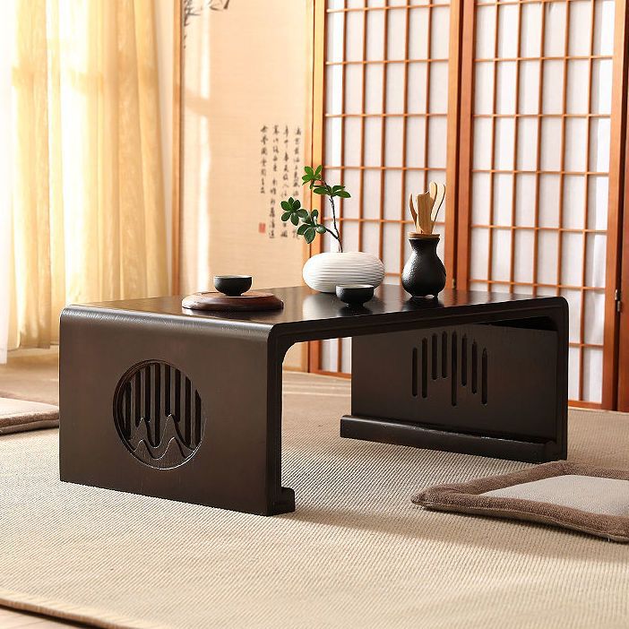 飘窗桌子榻榻米茶几茶桌矮桌古风日式和室桌炕桌阳台小茶桌三件套