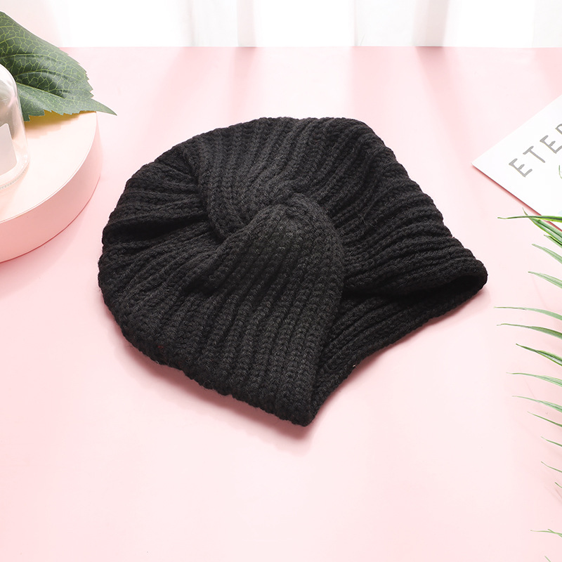 European and American Cashmere-like Cross Indian Slow Muslin Hat Wool Knitted Hat Pullover Bohemian Toe Cap