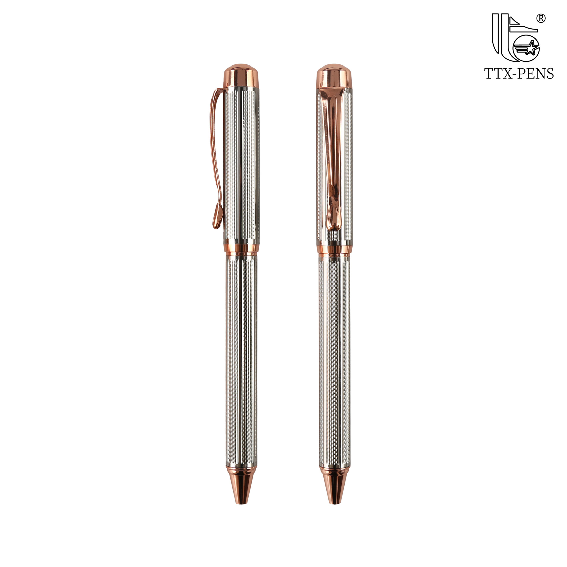 刻花金属笔定制复古商务礼品笔重手感高档会议热销