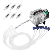 海利ACO系列增氧泵大功率交流电磁式 空气泵鱼池氧气泵空气压缩机