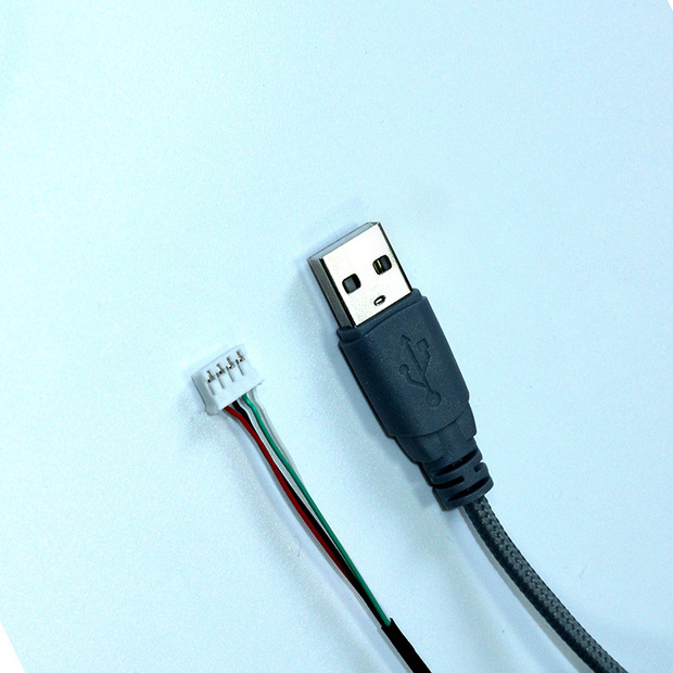 定制4芯全铜usb编织键盘线延长1.6米鼠标线配件线材 厂家直供