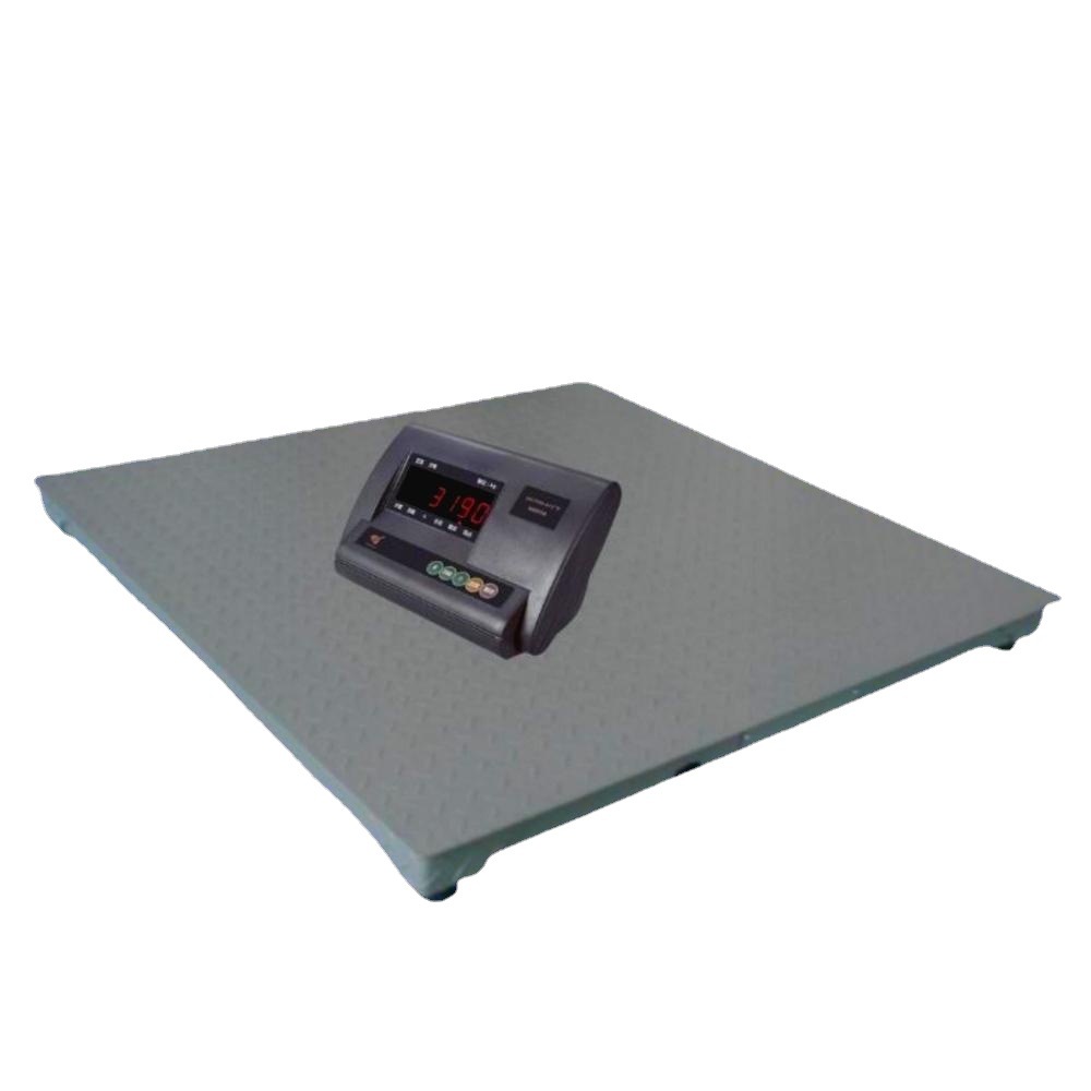 耀华3吨地磅 碳钢花纹板防滑面板电子磅秤 带rs232串口平台秤