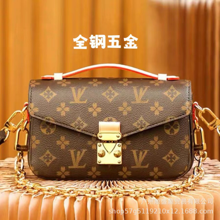lv路68易威登驴家新款老花迷你邮差包metis女包单肩斜挎m46279