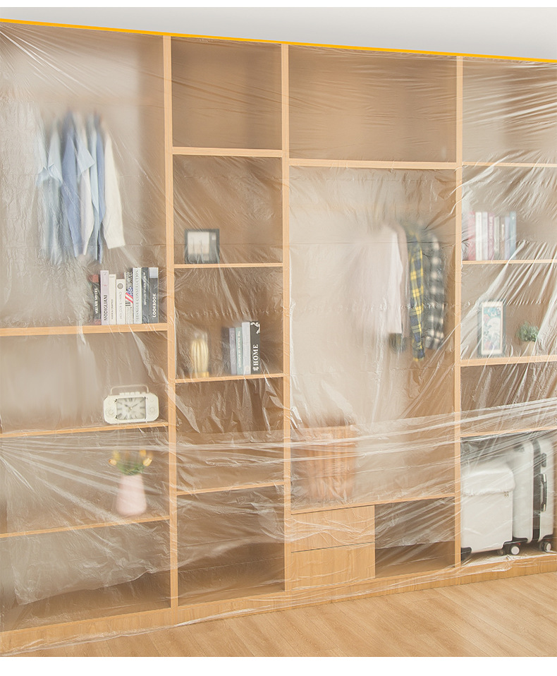 防尘布遮蔽防灰尘家具保护膜一次性隔水隔油漆装修衣柜床橱柜盖布