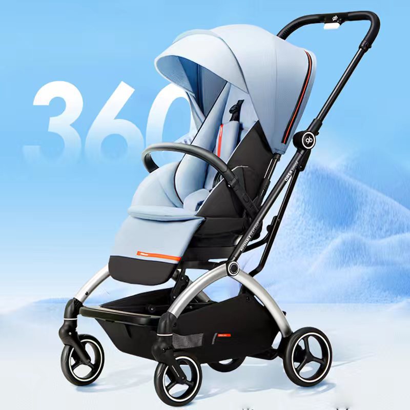 【品牌直供】gb好孩子360度旋转可座可躺双向高景观婴儿推车a6007