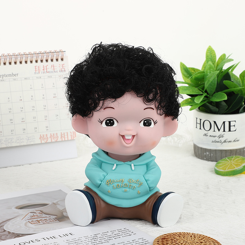 Creative Cute Vinyl Ddung Decoration Cartoon Doll Savings Bank Decoration Home Decoration Hot Sale Coin Bank