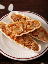 扁桃仁片蛋糕面包饼干雪花酥糯米船装饰烘焙专用杏仁片材料