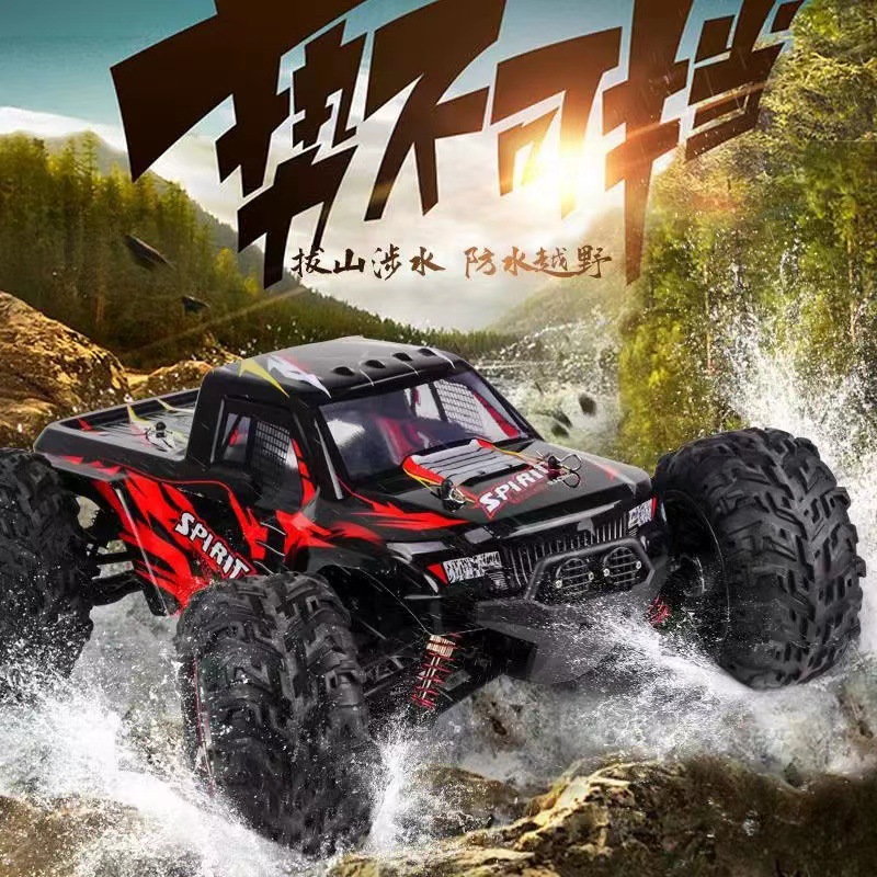 跨境新力坊大脚车1:12男孩玩具礼品多功能竞技攀爬无刷高速越野