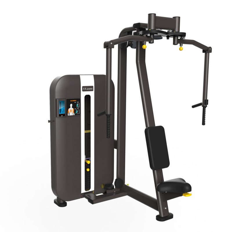 杰森t203高位蝴蝶机 直臂夹胸训练器 健身房力量训练器械有屏显