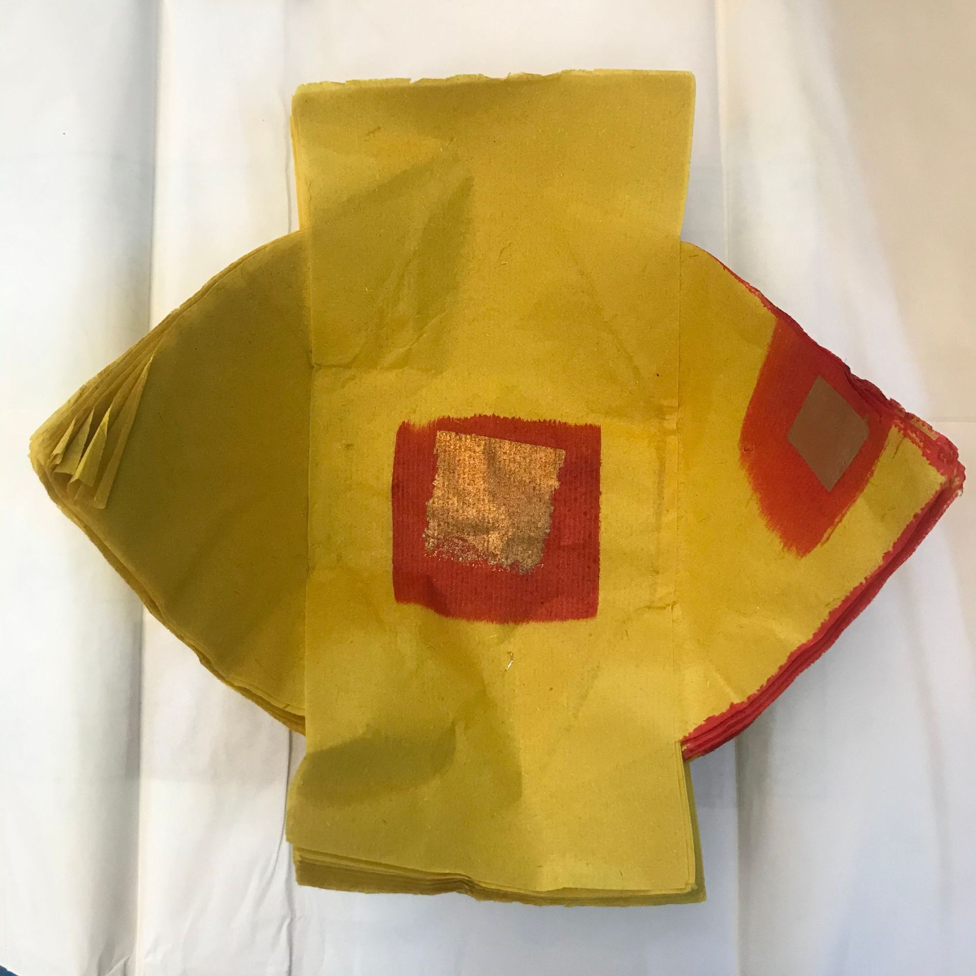 再生不飞大元宝潮汕大金保钱手工锡箔大宝金纸拜神佛祭奠用品冥币