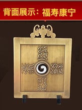 山海镇摆件彩绘款凸凹八卦镜入户大门口门窗对门对路家用挂件