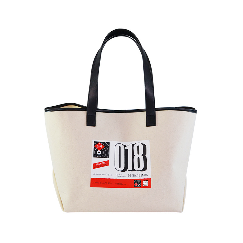 东南亚工厂帆布袋12安过胶坯布袋彩印超纤女士手提包logo-阿里巴巴