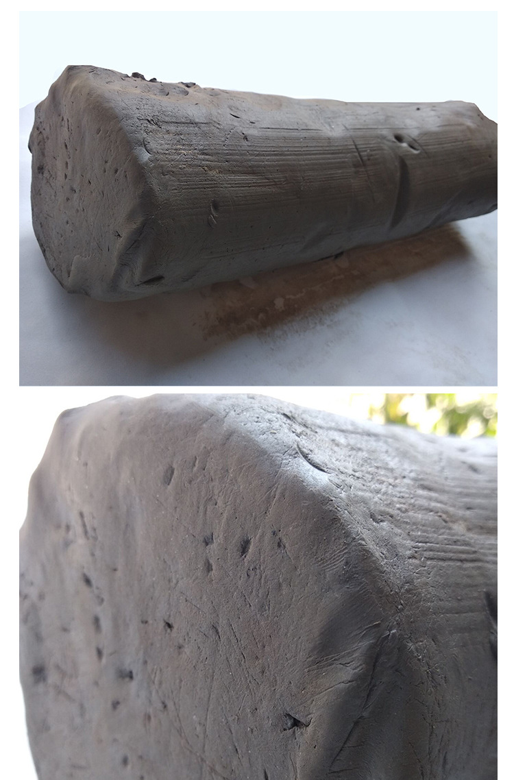 陶艺教学用泥粗陶泥灰陶泥陶土细陶瓷泥制作软陶泥粘土白泥雕塑泥