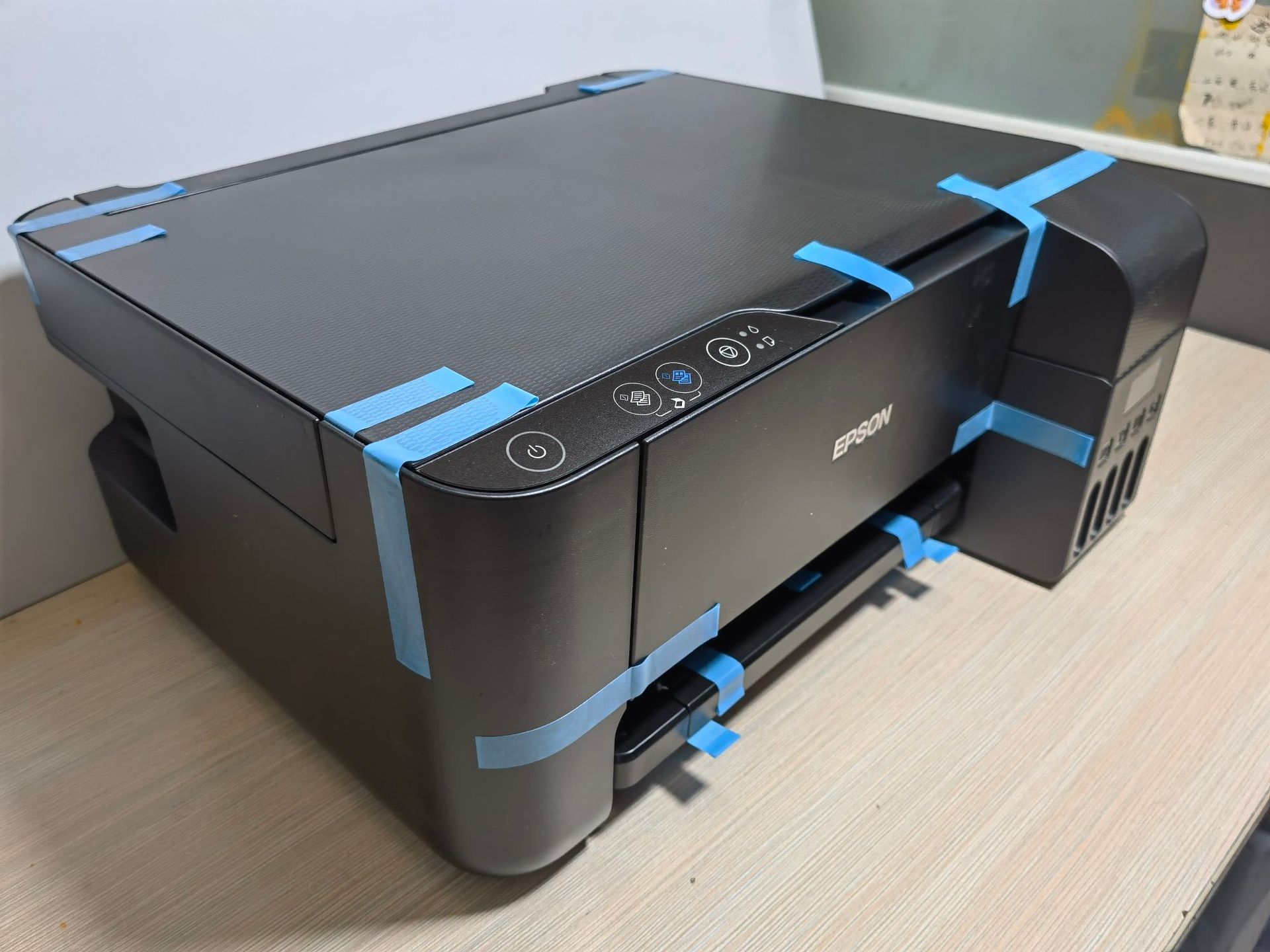 爱普生l1118/l3118/l3158 彩色喷墨照片打印复印机无线a4家用办公