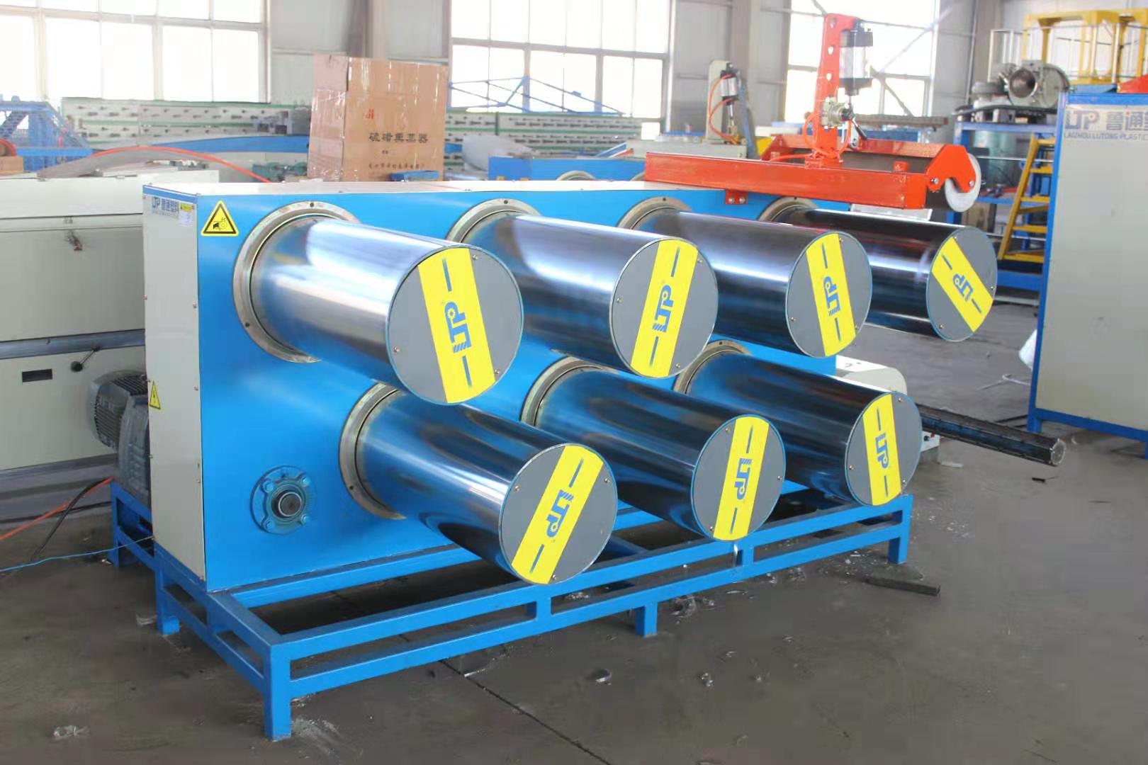 山东厂家直供5000s塑料圆丝拉丝机组 pe低压塑料精密拉丝机组