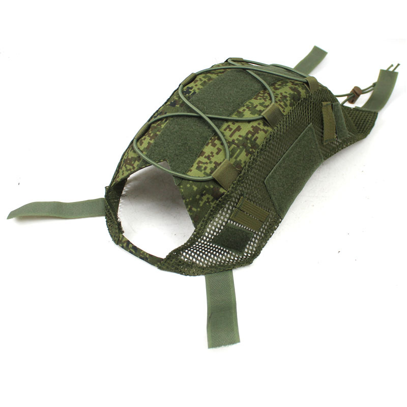 俄罗斯小绿人 新款fast盔布 盔罩带松紧绳伪装 防水牛津布 加大码