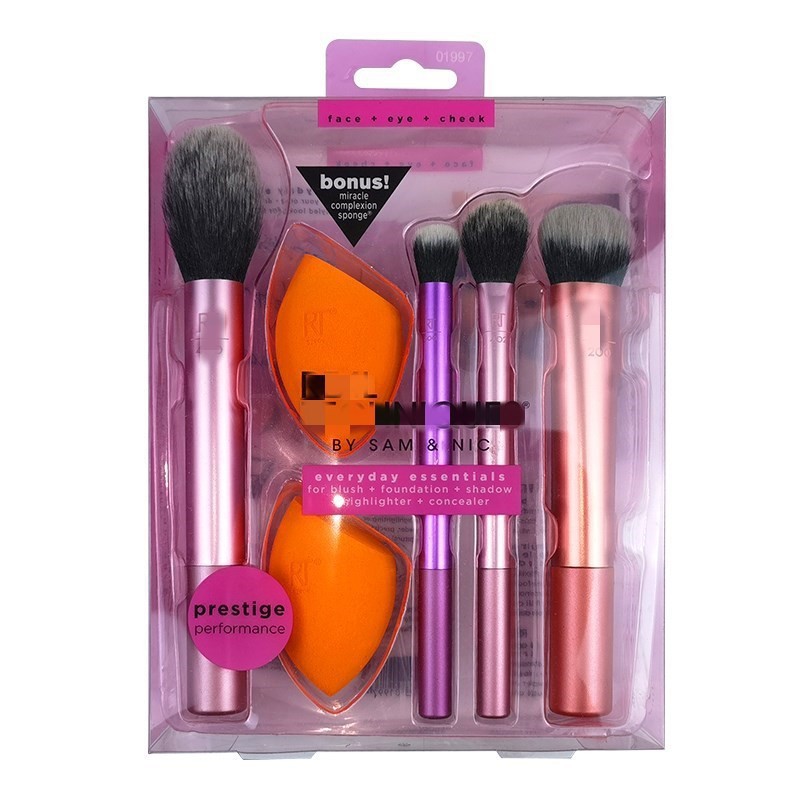 American Rt Makeup Brush 01786 Brush Suit Blush Brush Portable Makeup Brush Zipper Bag Full Series