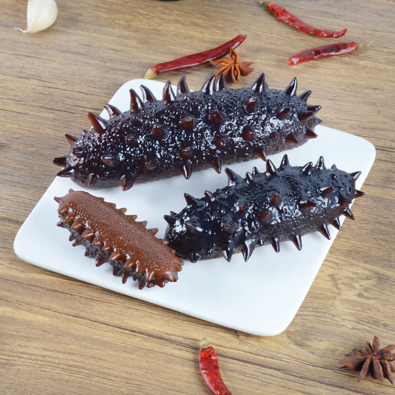 One Piece Dropshipping Simulation Seafood Model Fake Sea Cucumber Props Fun Trick Funny Props Aquatic Sea Cucumber Model