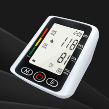 电子血压计血压测量仪USB插电中性英文语音血压仪血压表工厂外贸