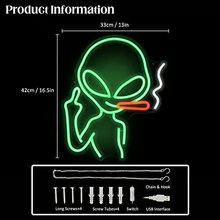 新款LED霓虹背板全系列外星人透明背板霓虹灯背板霓虹灯厂家直供