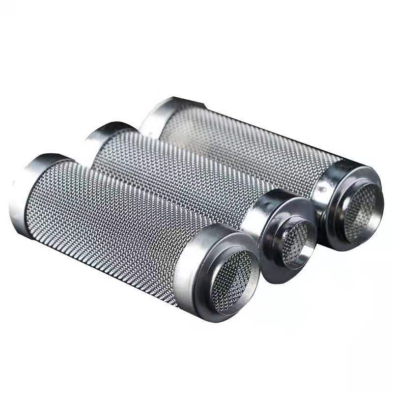 不锈钢进水口保护套 过滤网套 换水保护鱼虾隔离网套海绵保护套