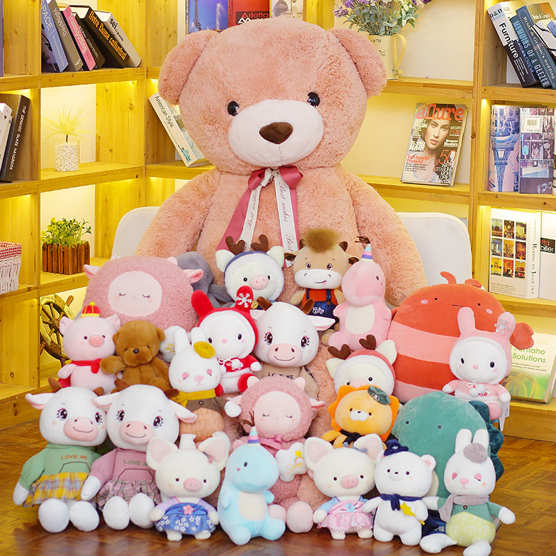 可爱抖音小黄鸭布娃娃公仔网红鸭子毛绒玩具生日礼物女孩玩偶批发