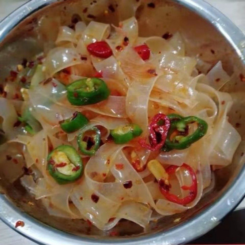 凉拌粉皮水晶粉皮凉皮大拉皮卤菜摊凉拌菜口感爽脆批发价商用包邮