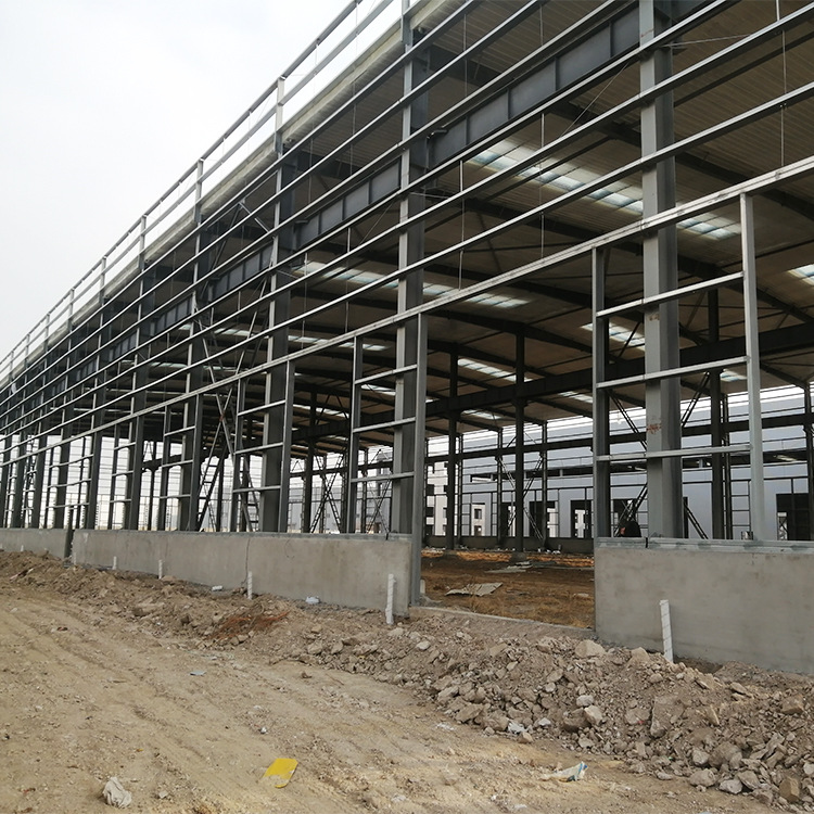 厂家组建各种钢结构框架稳定h型钢维护钢结构厂房