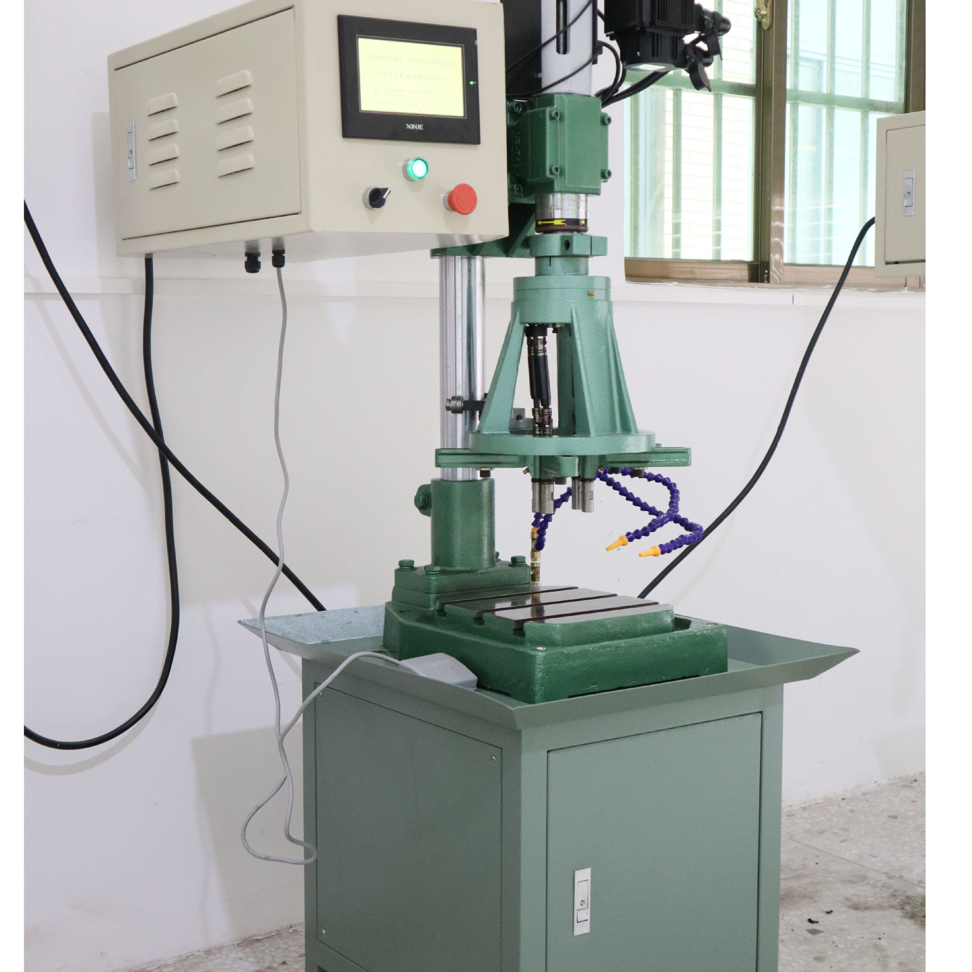 1074双伺服钻攻一体机 可定 制多头钻孔机伺服钻孔攻牙多轴一体机