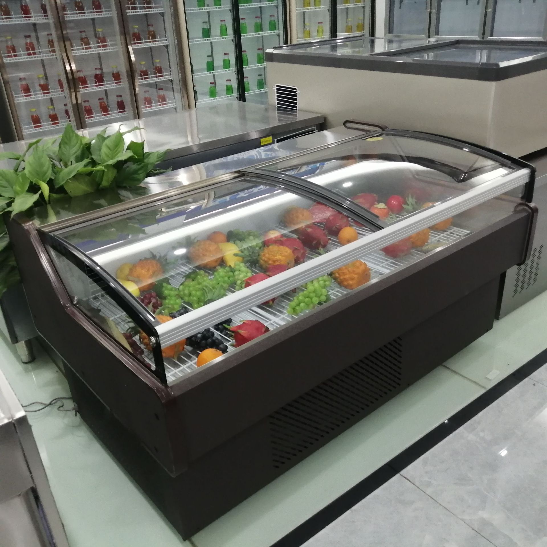 商用鲜肉柜 猪肉保鲜冷藏生鲜柜卤菜冰柜 凉菜超市冰台展示柜￥4590