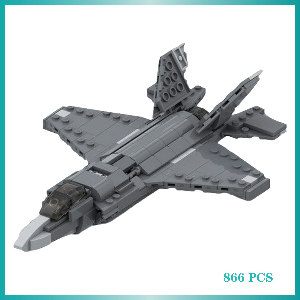 跨境玩具兼容乐高热销国产小颗粒积木moc-150793 f-35闪电战斗机2