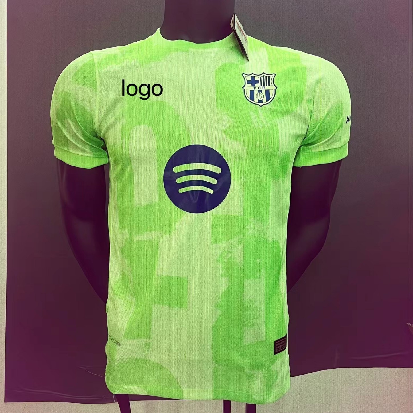 2024-25新款足球服巴萨绿色拜仁客场郎斯皇马训练服球员版球迷版