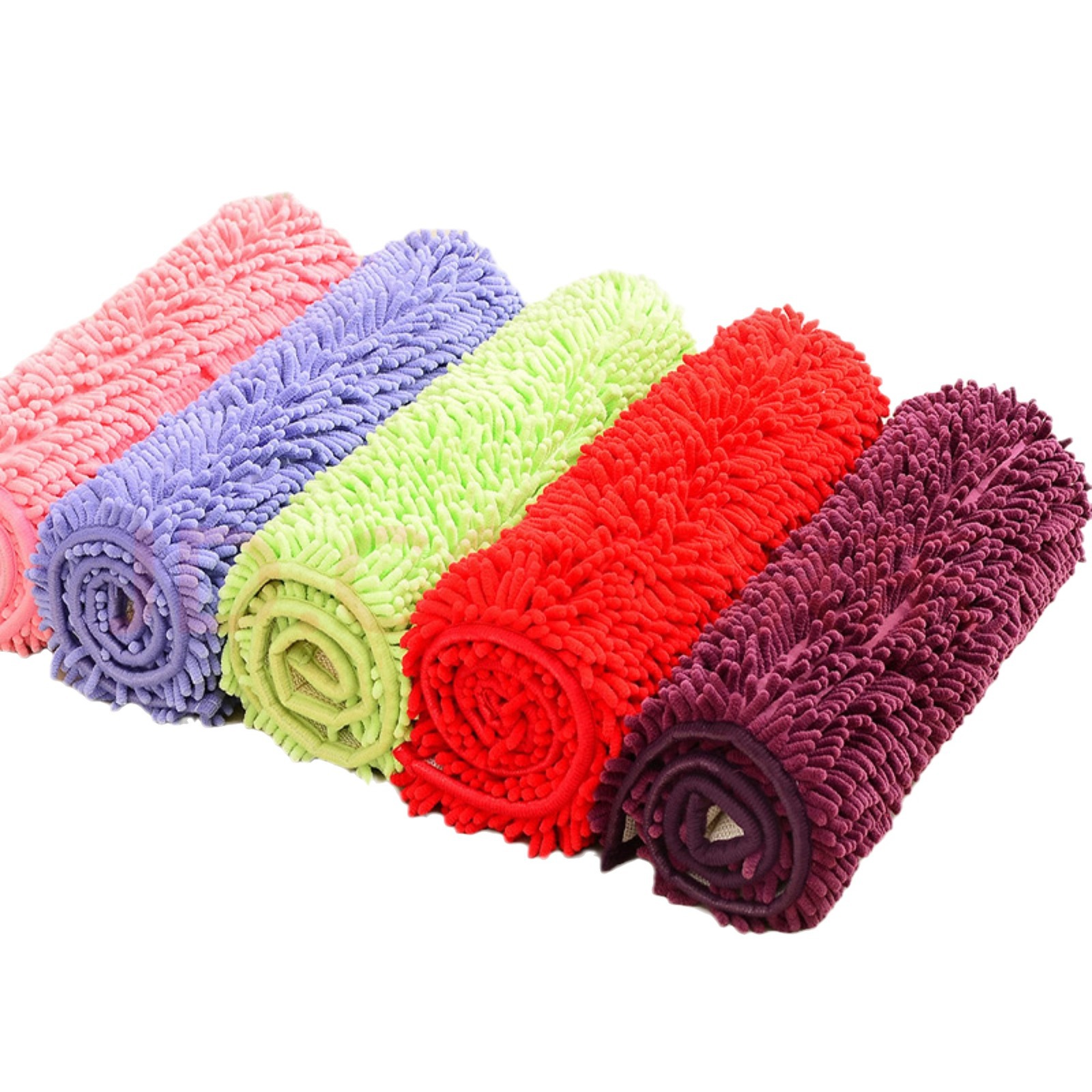 Chenille Floor Mat Waterproof Bathroom Door Absorbent Floor Mat Non-Slip