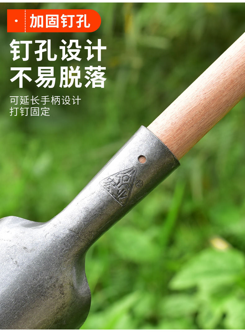 电杆洞打洞工具挖井铲泥掏土铲子考古挖土锰钢铲头洛阳铲取土工具