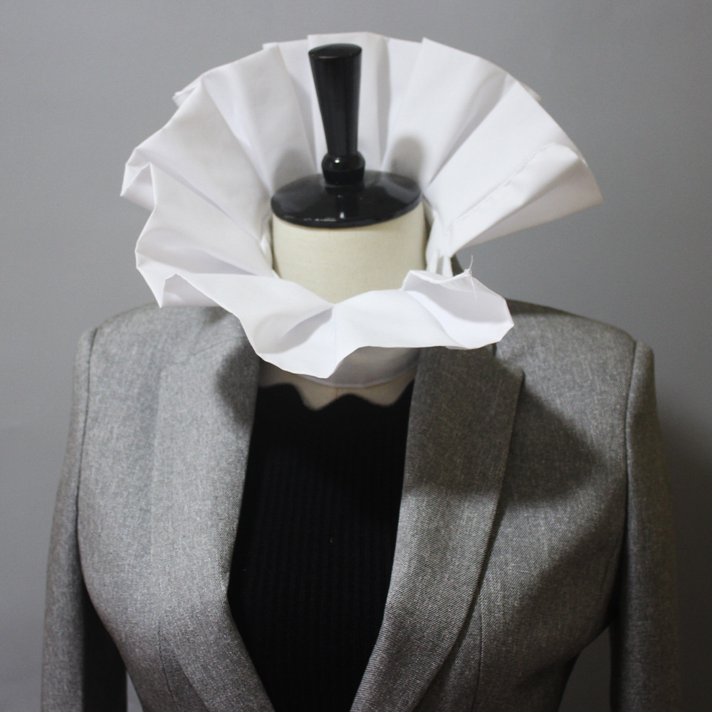 欧美 复古夸张两用立领假领子 装饰领舞台演出拉夫领 亚马逊跨境