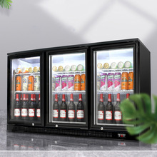 科式冷藏柜商用展示柜不锈钢吧台柜饮料柜啤酒柜展柜玻璃门冰柜
