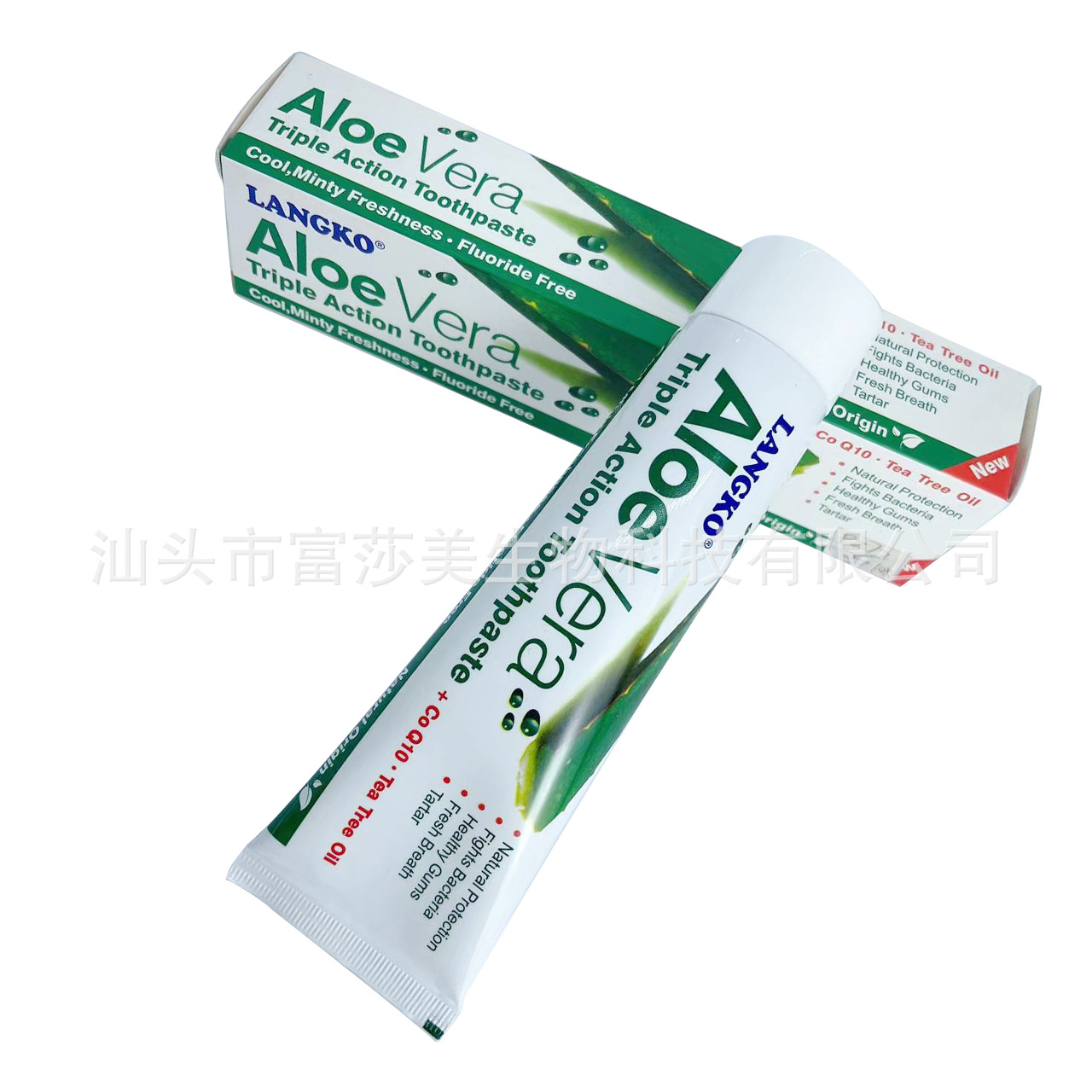 Cross-Border Foreign Trade Spot English African 100ml Aloe Whitening Toothpaste Aloe Toothpaste