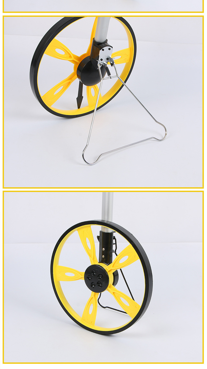 机械测距轮户外数显手推式滚轮测量轮电子测距仪计米器工程测量尺