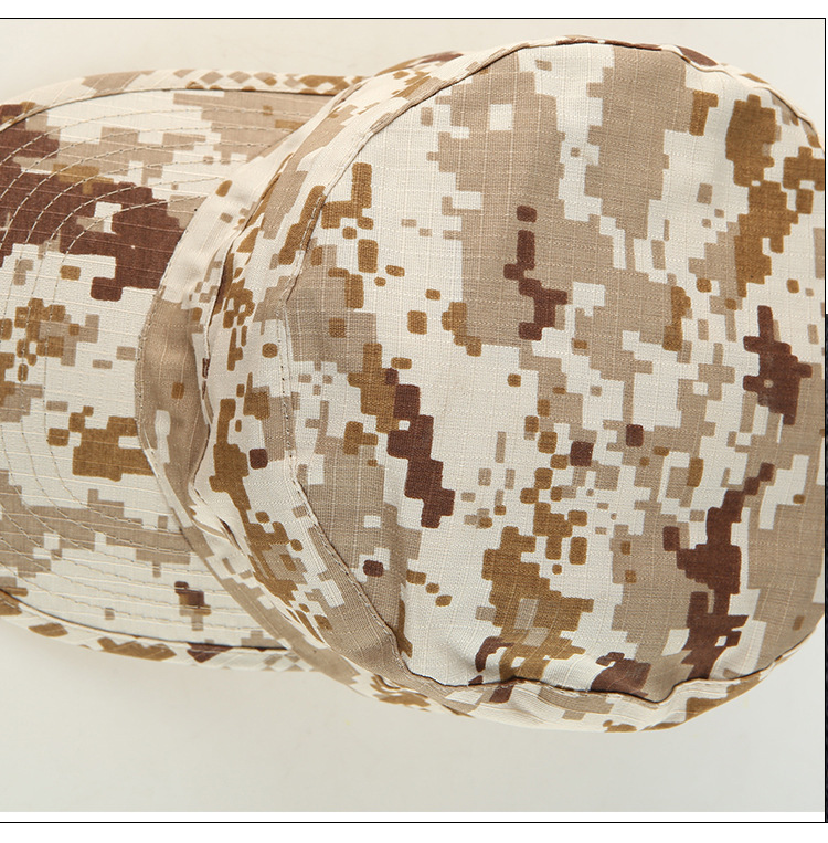 厂家批发新款迷彩帽 户外沙漠数码平板帽 学生军训遮阳帽